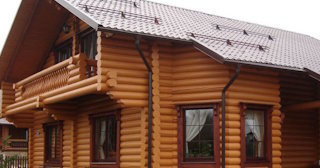 Строительство дома из оцилиндрованного бревна в Тобольске - от 135928 рублей